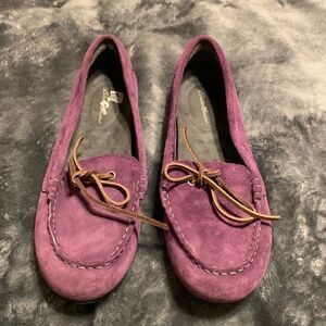 Eddie Bauer Suede Slip On Loafers Shoes Size 7
